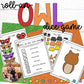 Roll an Owl Game Winter Dice Game Build an Owl Craft Activity