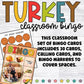 Thanksgiving Classroom Bingo Cards