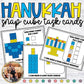Hanukkah Snap Cube Task Card Mats