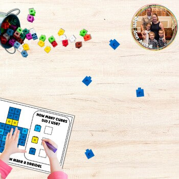Hanukkah Snap Cube Task Card Mats