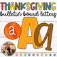 Thanksgiving Bulletin Board Letters Set
