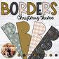Christmas Bulletin Board Borders Black and Pink Winter Classroom Decor