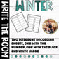 Winter Write the Room Kindergarten Writing Center December Write the Room