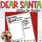 Christmas Letter to Santa Writing Paper with Picture Box