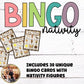 Nativity Bingo Christmas Party Games for Christmas Bible Activities Preschool