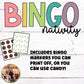Nativity Bingo Christmas Party Games for Christmas Bible Activities Preschool