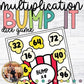Multiplication Bump Game Math Dice Popcorn Party