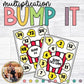 Multiplication Bump Game Math Dice Popcorn Party