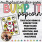 Multiplication Bump Game Math Dice Popcorn Party