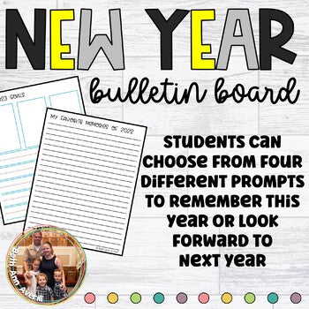 New Years 2024 Bulletin Board Ideas for Writing
