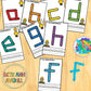 Lower Case Alphabet Letter Building with Craft Sticks