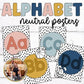 Neutral Boho Alphabet Posters Classroom Decor