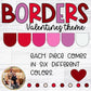 Valentine's Day Bulletin Board Borders Set