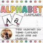Valentine's Day Alphabet Flashcards Uppercase and Lowercase Alphabet Letters