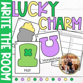 St. Patrick's Day Write the Room Lucky Charms