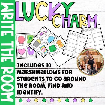 St. Patrick's Day Write the Room Lucky Charms