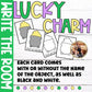 St. Patrick's Day Write the Room Lucky Charms
