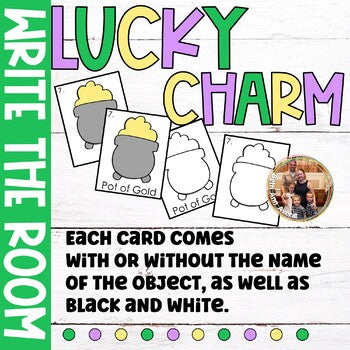 St. Patrick's Day Write the Room Lucky Charms