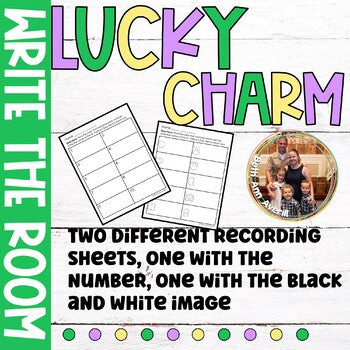 St. Patrick's Day Write the Room Lucky Charms
