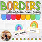 St Pattys Day Bulletin Board Editable Rainbow for St. Patrick's Day