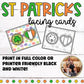 St Patrick's Day Fine Motor Activities Cookies Lacing Cards for Preschoolers
