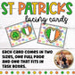 St Patrick's Day Fine Motor Activities Cookies Lacing Cards for Preschoolers