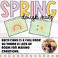 Spring Play Dough Mats for Preschoolers