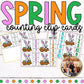 Spring Bunnies Counting Clip Cards