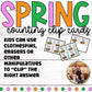 Spring Bunnies Counting Clip Cards