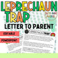 Editable St. Patrick's Day Leprechaun Trap Letter to Parents Activity