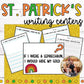 St. Patrick's Day Writing Center March Writing Prompts