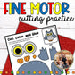 Cutting and Pasting Birds Paper Craft