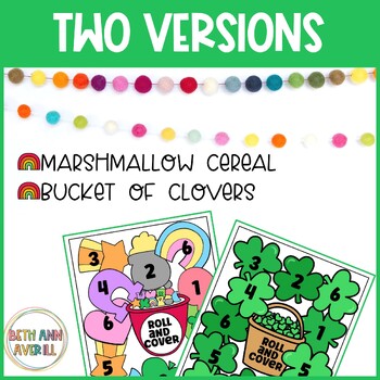 St. Patrick's Day Roll and Cover Dice Game