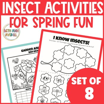 Bugs and Insects Activities for Spring Activities