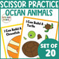Ocean Animal Cut and Paste Craft Beach Theme Activities Kindergarten