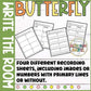 Butterfly Write the Room Butterfly Life Cycle for Kindergarten