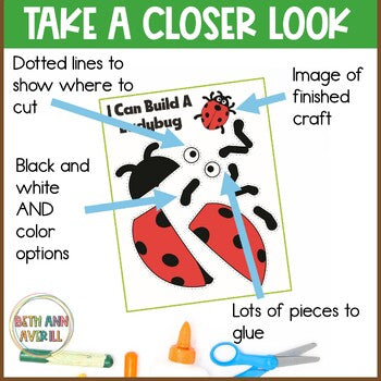 Spring Cut and Paste Spring Cutting Practice Crafts
