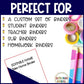 Editable Student Binder Covers in Navy Mint and Blush Theme