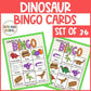 Dinosaur Bingo Cards Preschool All About Dinosaur Day Activities