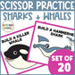 Shark Craft Cut and Paste Craft for Shark Activities and Shark Week Craft