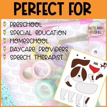 Farm Animal Cut and Paste Crafts for Preschool Fine Motor Skills