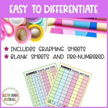 Summer ispy Counting activity for preschoolers ocean i spy