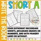 Short A Write the Room for Kindergarten Writing Center with CVC Fluency