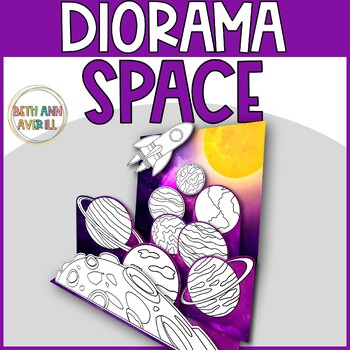 Solar System Diorama Printable Craft Activity Space Theme Project