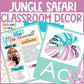 Bright Safari Classroom Decor Tropical Theme GROWING BUNDLE