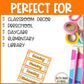 Groovy Boho Retro Calendar Set Classroom Decor