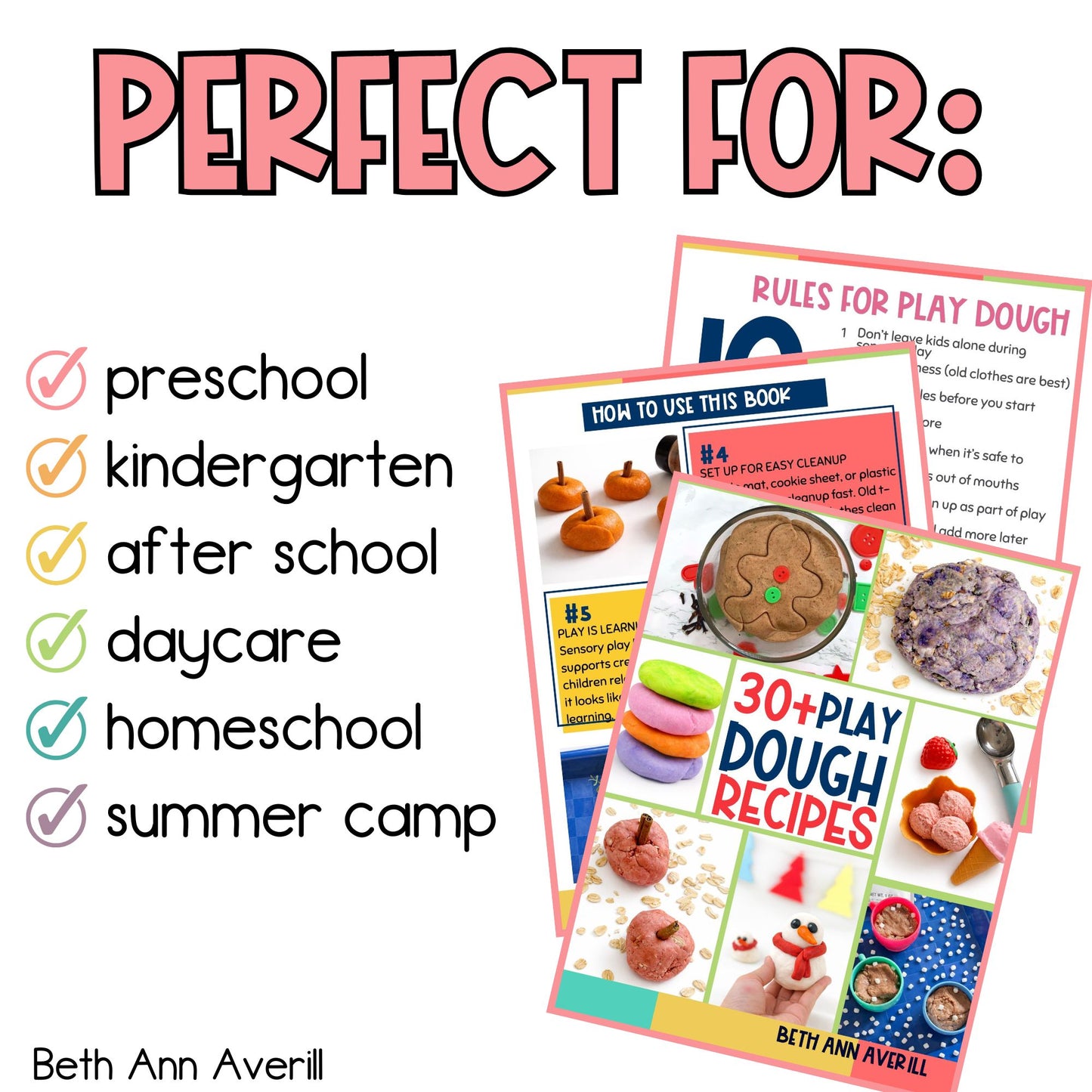 30+ Play Dough Recipes for Kids Ebook