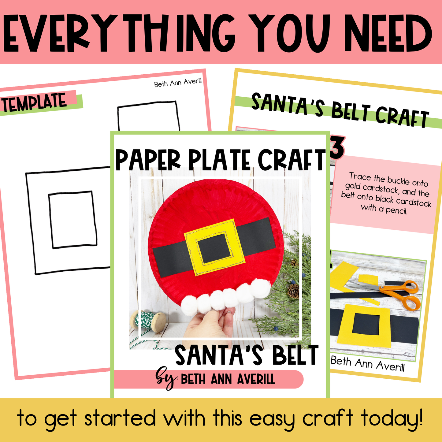 Christmas Paper Plate Craft Mega Bundle