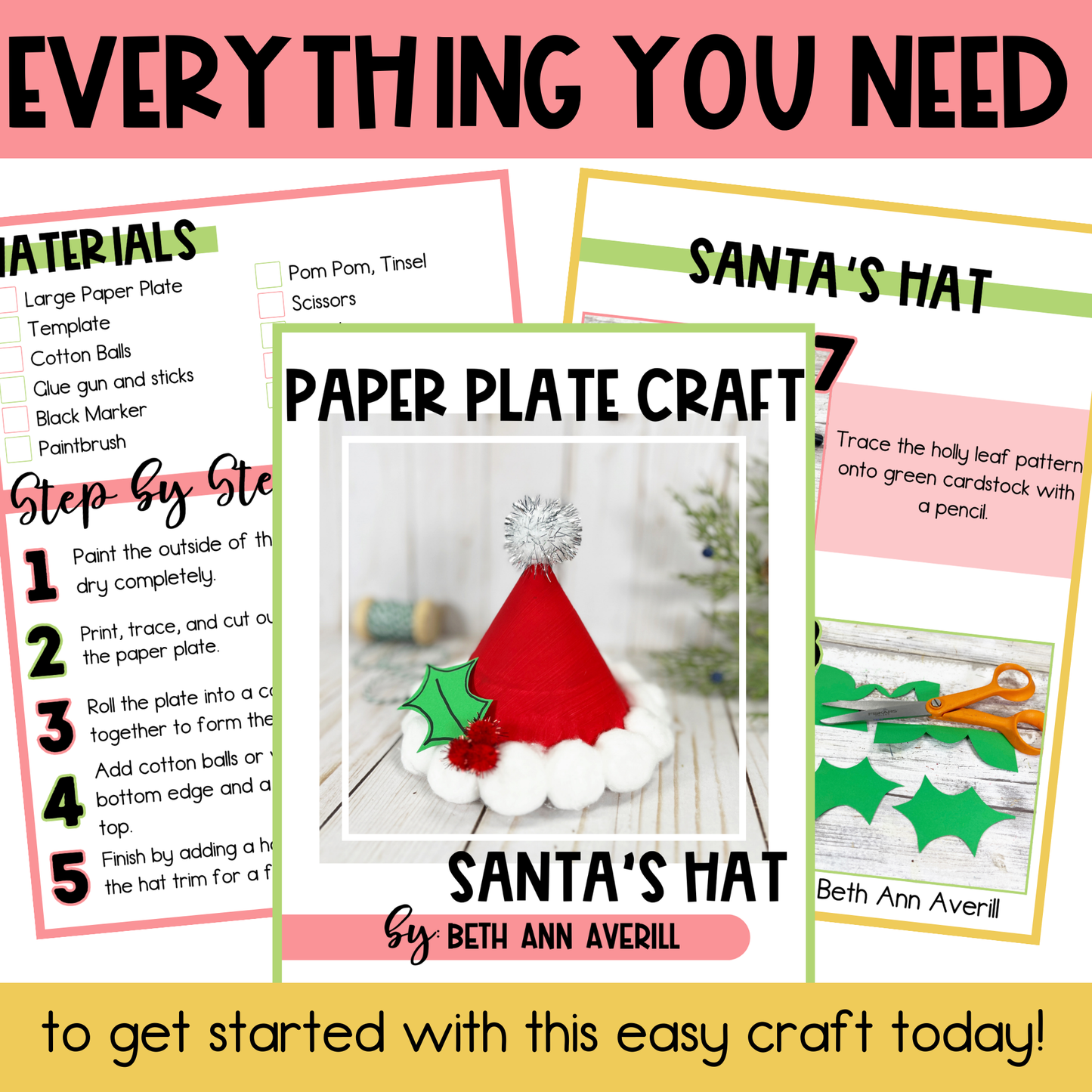 Christmas Paper Plate Craft Mega Bundle