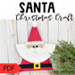 Paper Plate Santa